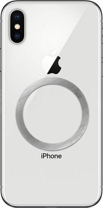 Unazë magnetike universale për MagSafe, set pllaka të holla, argjend