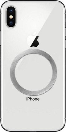 Unazë magnetike universale për MagSafe, set pllaka të holla, argjend