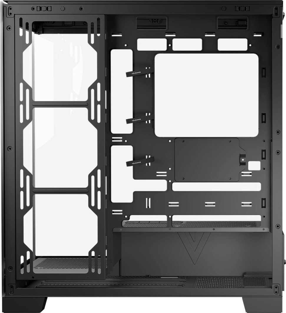 Kasë Modecom Volcano Space MIDI, e zezë, Midi Tower