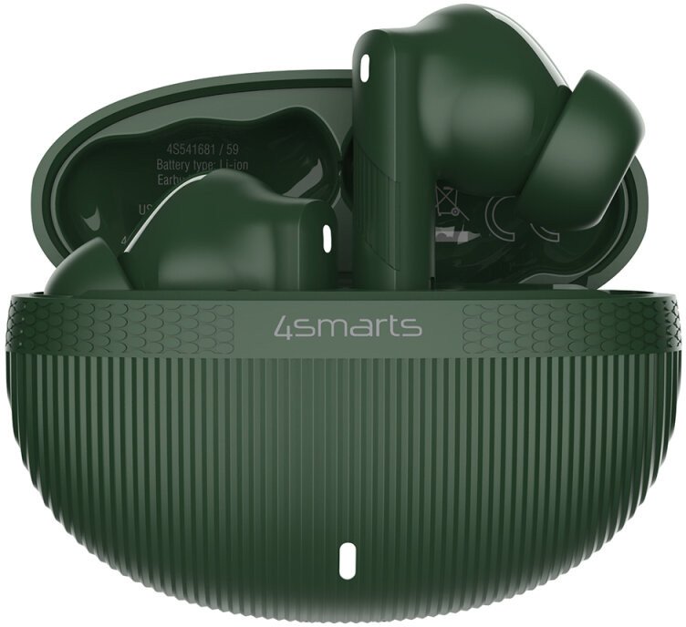 Kufje wireless 4smarts SkyBuds Pro ANC, me anulim zhurme, Olive Green