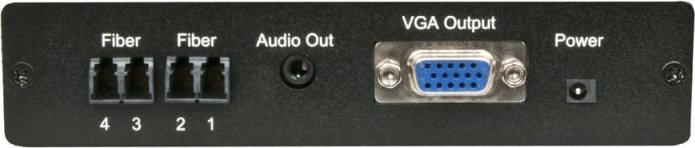 Zgjatues sinjali VGA me audio Lindy 32541, fibër optike 750m, Full HD 1080p