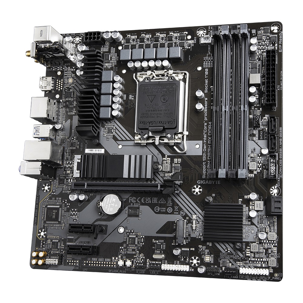 Pllakë amë GIGABYTE B760M DS3H AX DDR4