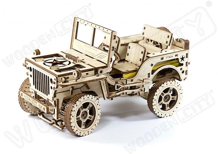Set ndërtimi Jeep 4x4 (prej druri)
