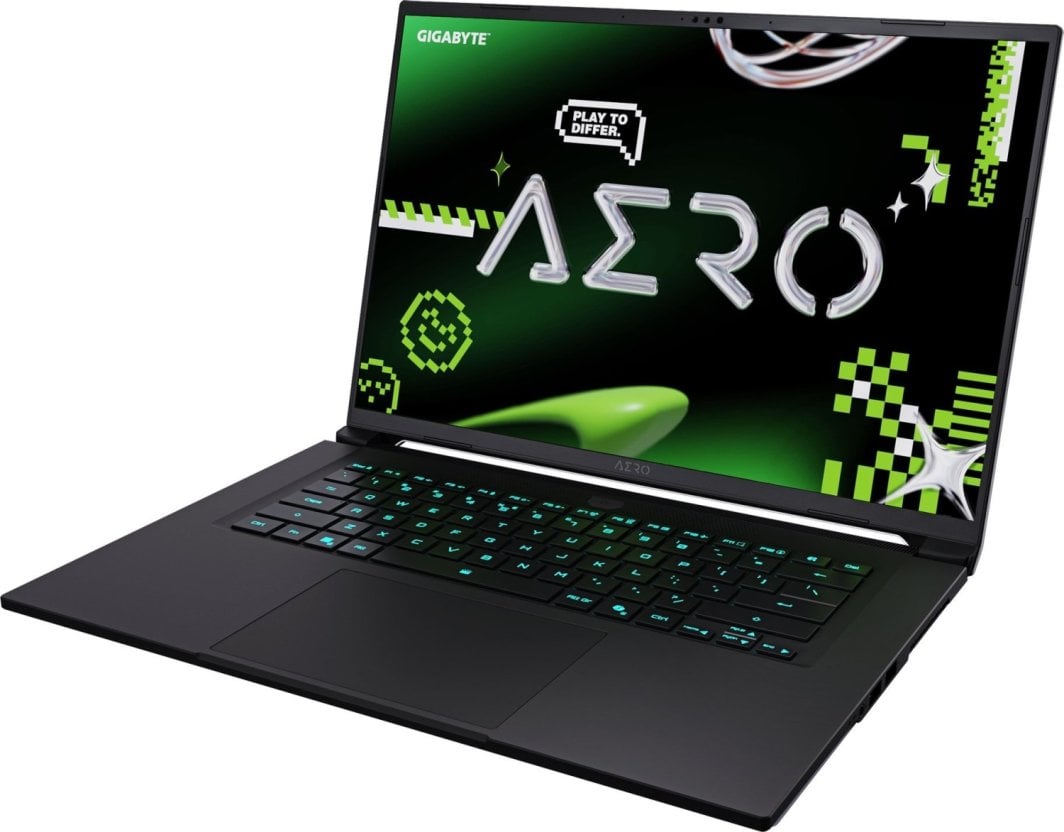 Laptop Gigabyte AERO X16, 16", Ryzen AI 7 350, 32 GB, 1 TB, RTX 5070, 165 Hz, i bardhë/zi