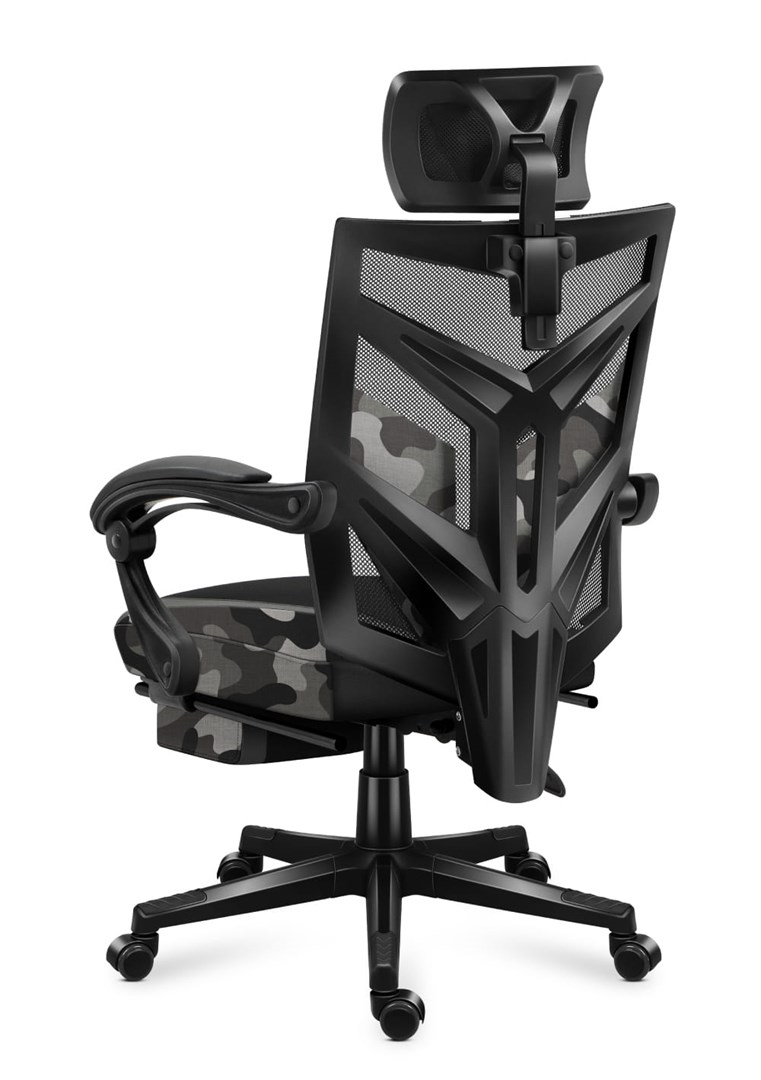 Karrige lojërash Huzaro Combat 5.0 Camo, 140kg, e zezë