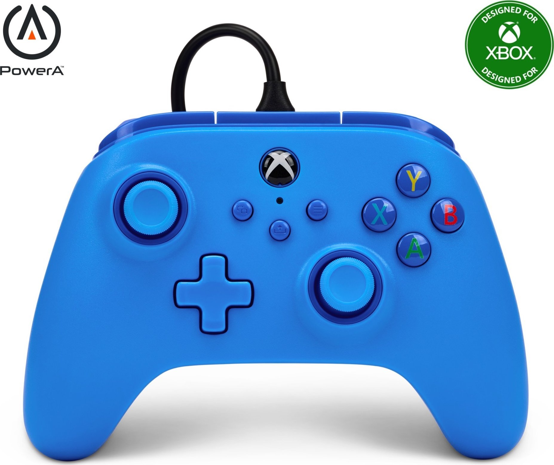 Gamepad PowerA 1519367-01, USB, për Xbox dhe PC, blu