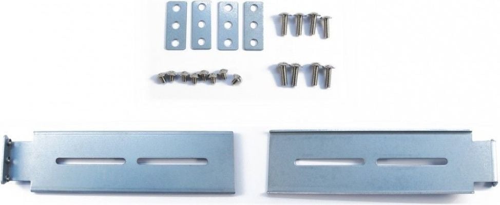 Телескопски шини за сервер каса Интер-Тек 20\", метални, до 30 kg, сребрени