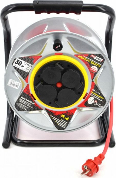 Zgjatës i kabllos AWTools Heavy Duty, 30m, 3x2.5mm, 16A, 3680W, IP44 