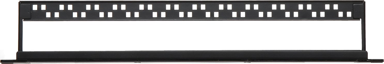 Panel patch Keystone PP-24/FX/C1, 24 porta, për rack, i zi