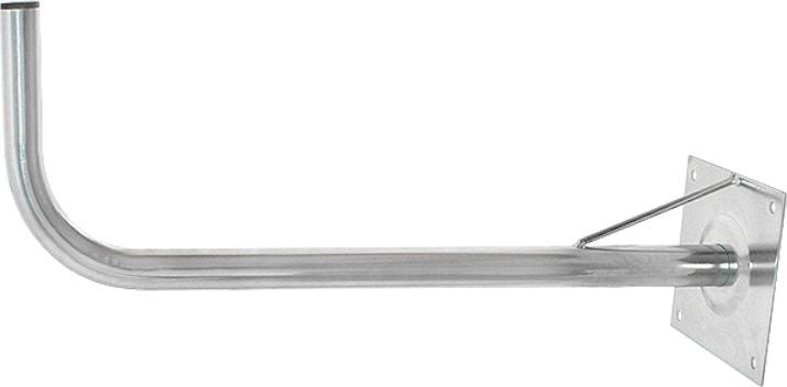 Montažer muri për antenë Front, 66cm, çelik i galvanizuar, i argjendtë