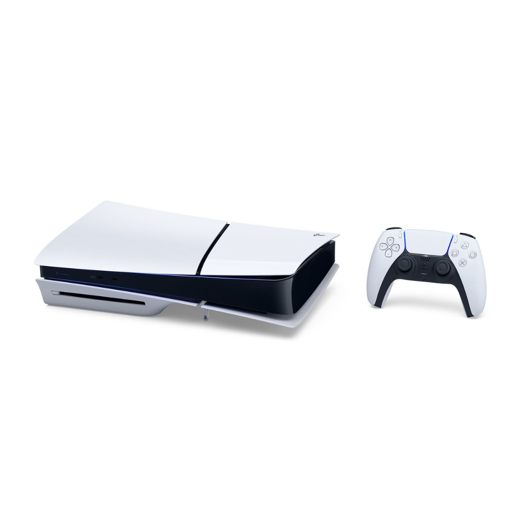 Konzolë Sony PlayStation 5 Slim Blu-Ray, i bardhë