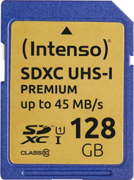 Kartelë memorie Intenso Premium SDXC, 128GB, Class 10 UHS-I