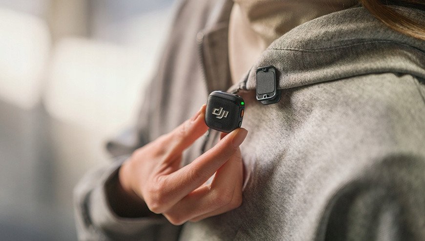 Mikrofon bodypack DJI Mic 3 Transmitter, pa tel, i zi