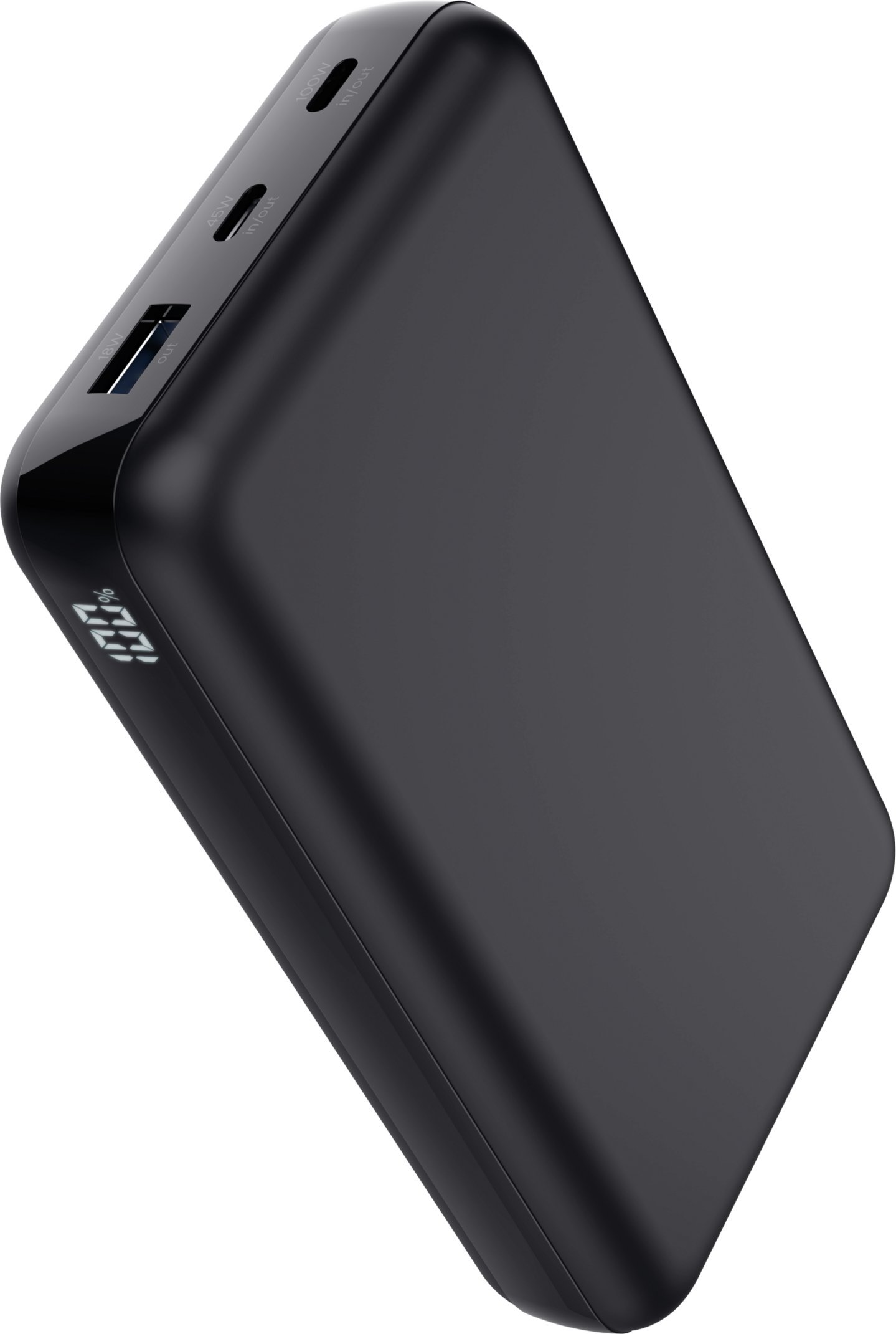 Powerbank Trust Laro, 100W, 2x USB-C 1x USB-A, i zi