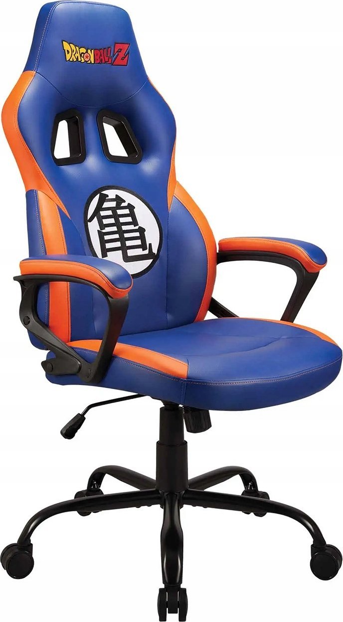 Karrige gaming Dragon Ball Z, ergonomike, me mbështetëse krahësh, shumëngjyrëshe