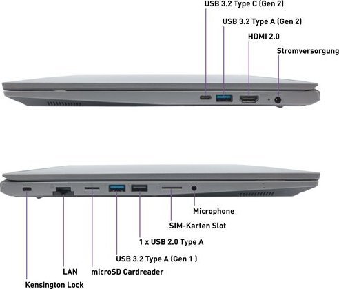 Laptop Terra Mobile 1717R, 17.3\", Intel Core i7, 16GB RAM, сив