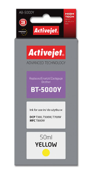 Ngjyrë printeri Activejet AB-5000Y, 50ml, e verdhë