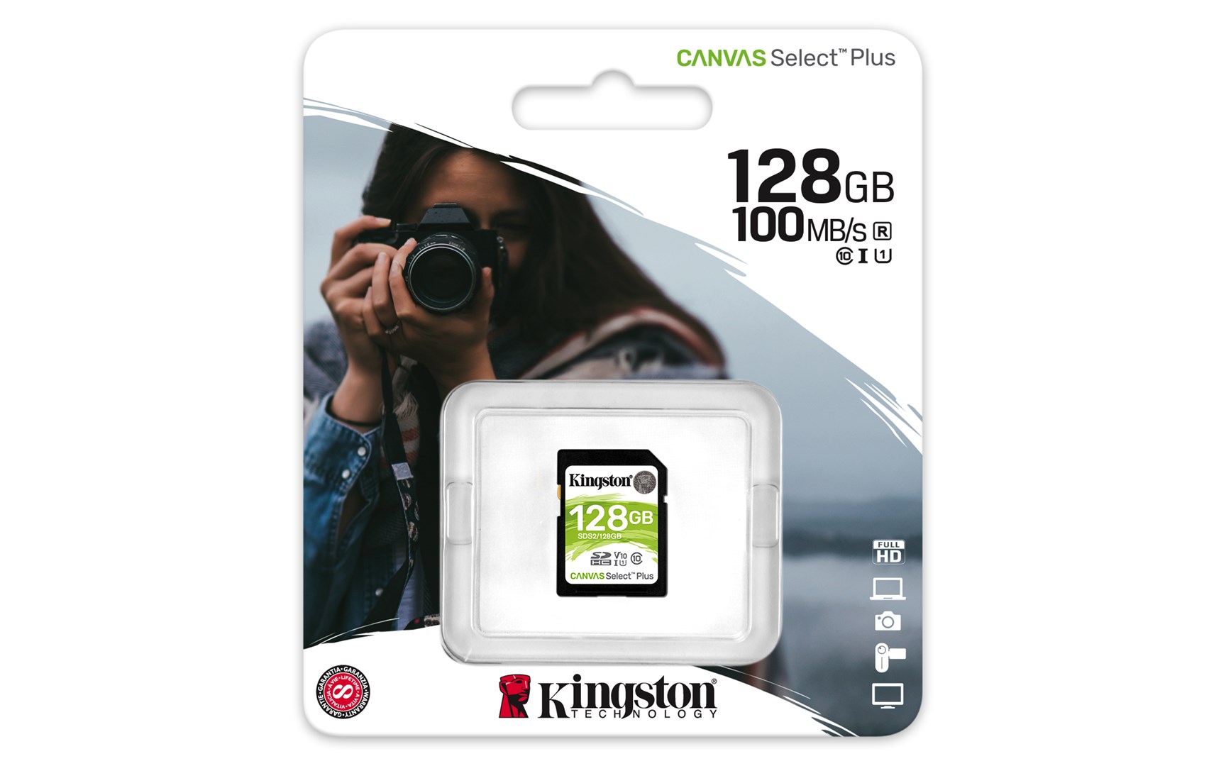 [OUTLET] Kartë e memories Kingston Canvas Select Plus, SDXC, 128 GB, Class 10