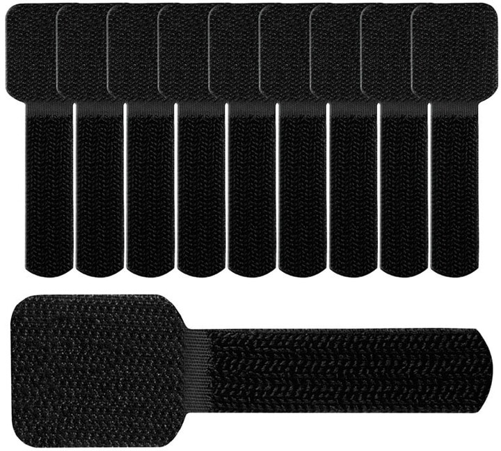 Organizuese kabllosh Label the Cable 3110 Wall BK, 10 copë