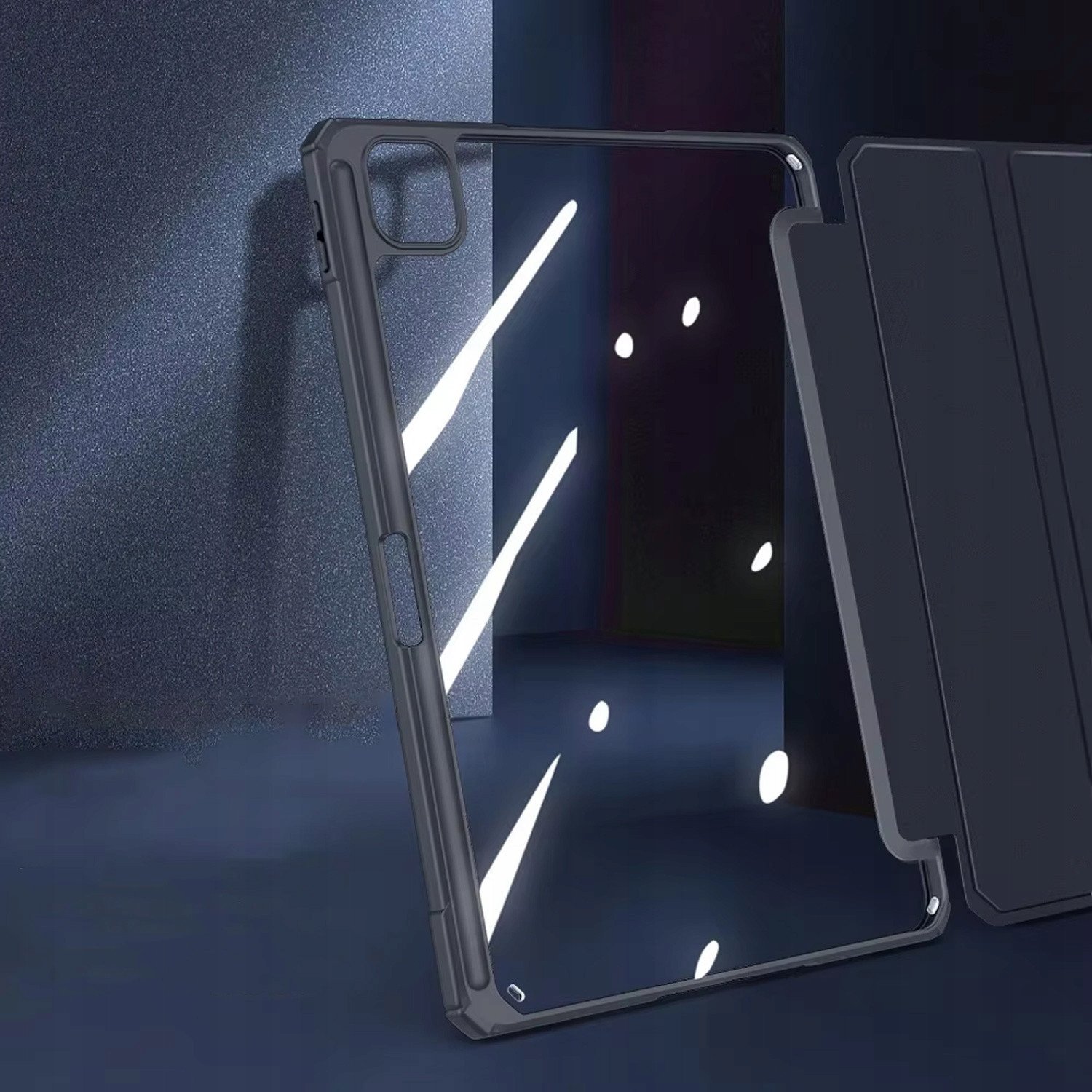 Калѐф за таблет STRADO Hard Crystal, за iPad Air 13 Gen 6 2024, сина