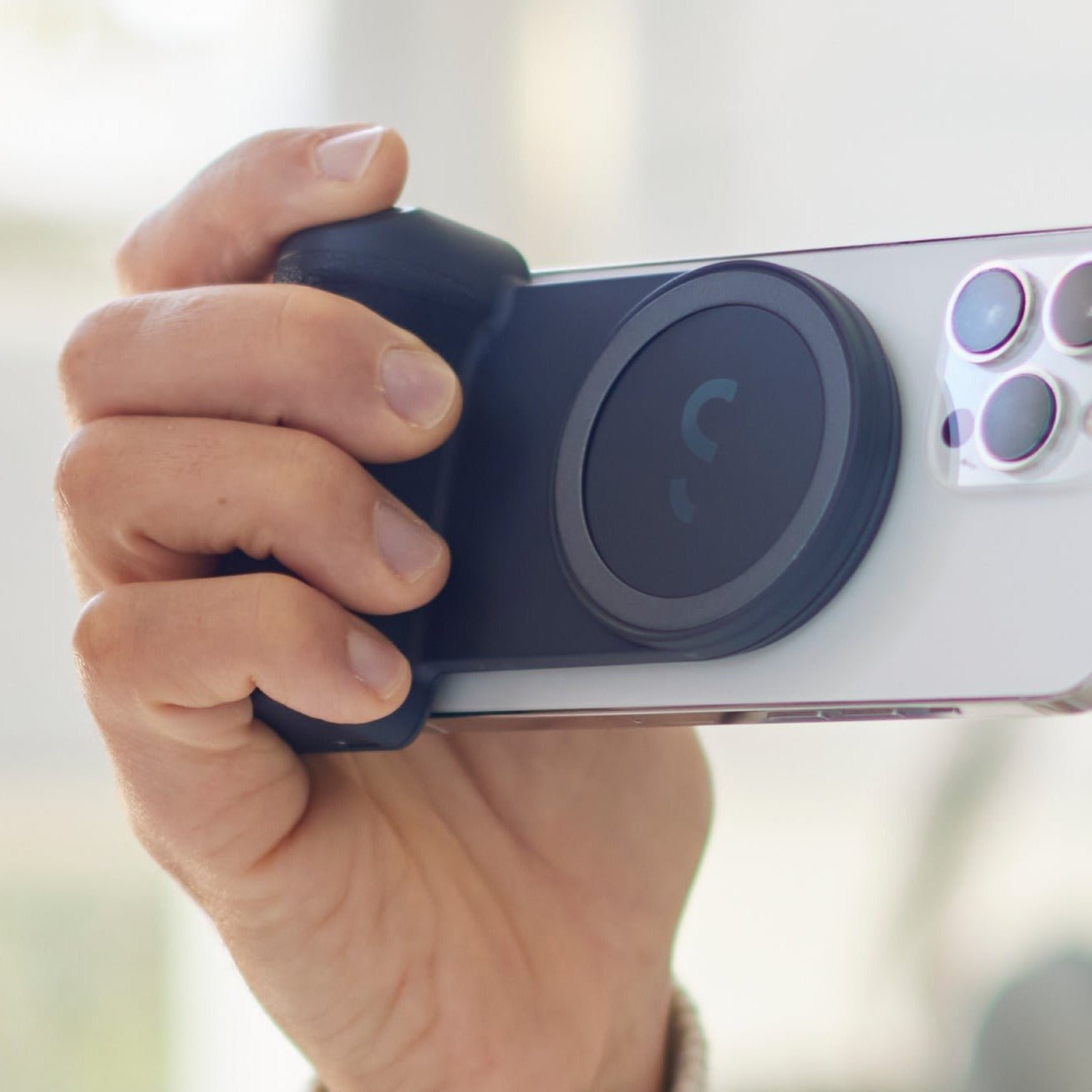 Kit krijues ShiftCam SnapGrip Creator Kit, 4 në 1, 3200mAh, i zi