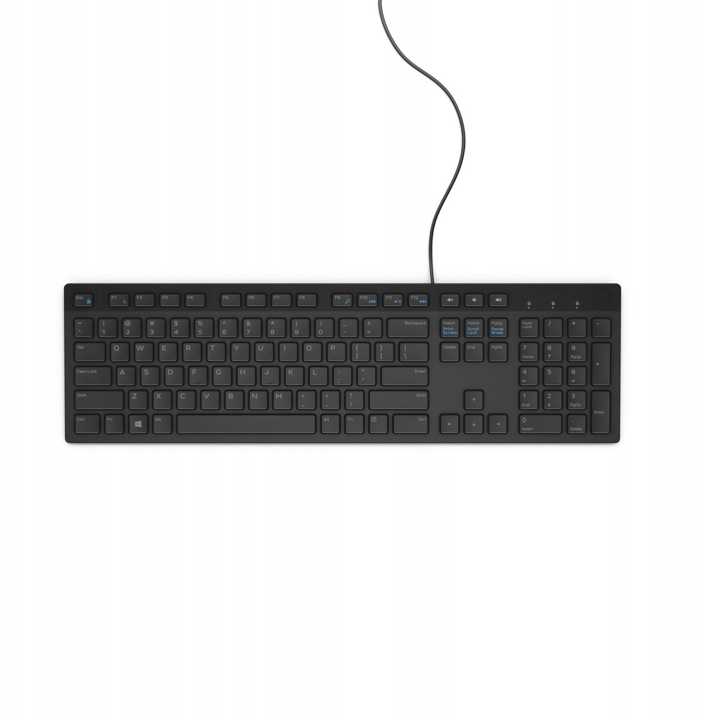 Tastierë DELL KB216, USB, me kabllo, e zezë