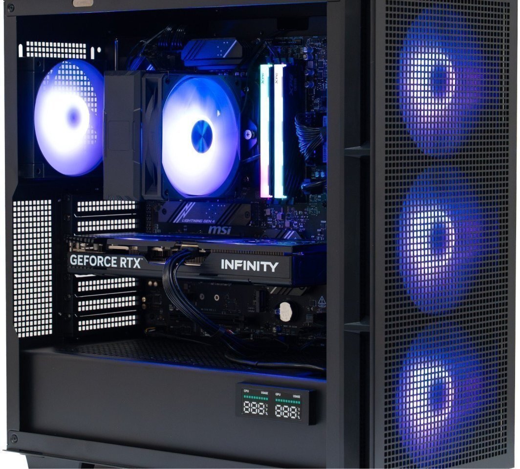 Kompjuter gaming Game X G300, Ryzen 5 7500X3D, 32GB RAM, Radeon RX 9060 XT