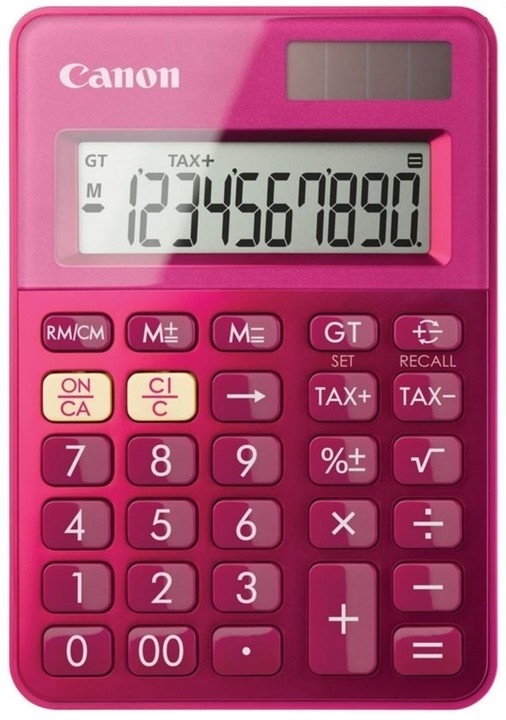 Kalkulator Canon LS-100K, ngjyrë rozë