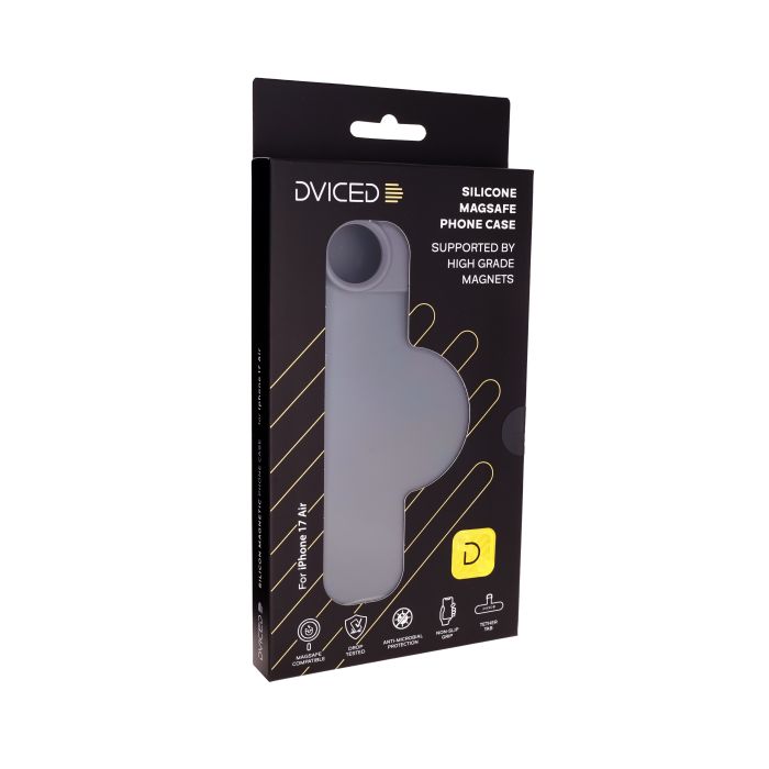 Dviced Silicone MagSafe iPhone 17 Air Case, Grey