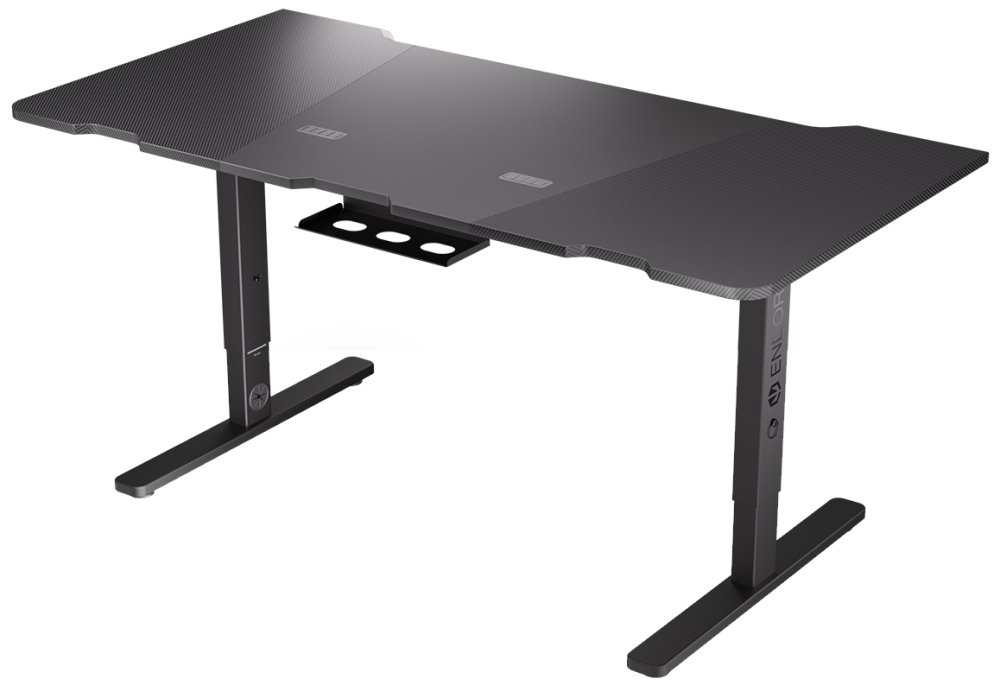 Tavolinë Endorfy Atlas L, 150x78cm, e zezë