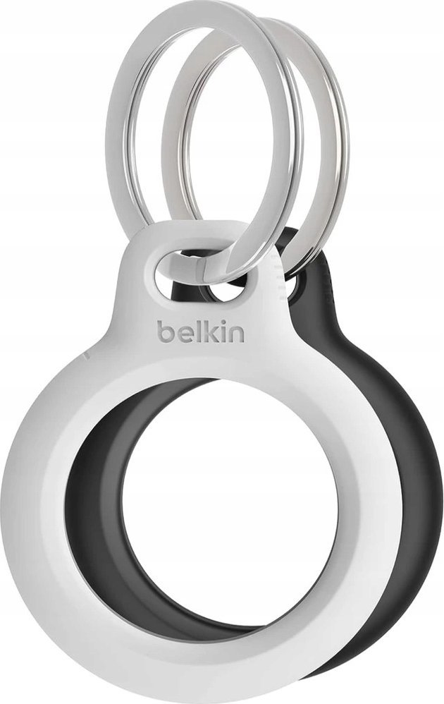 Mbajtës çelësash Belkin Secure Holder për AirTag, set 2 copë, i bardhë