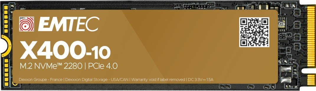 SSD Emtec X400-10 M.2, 4TB, PCI Express 4.0 NVMe