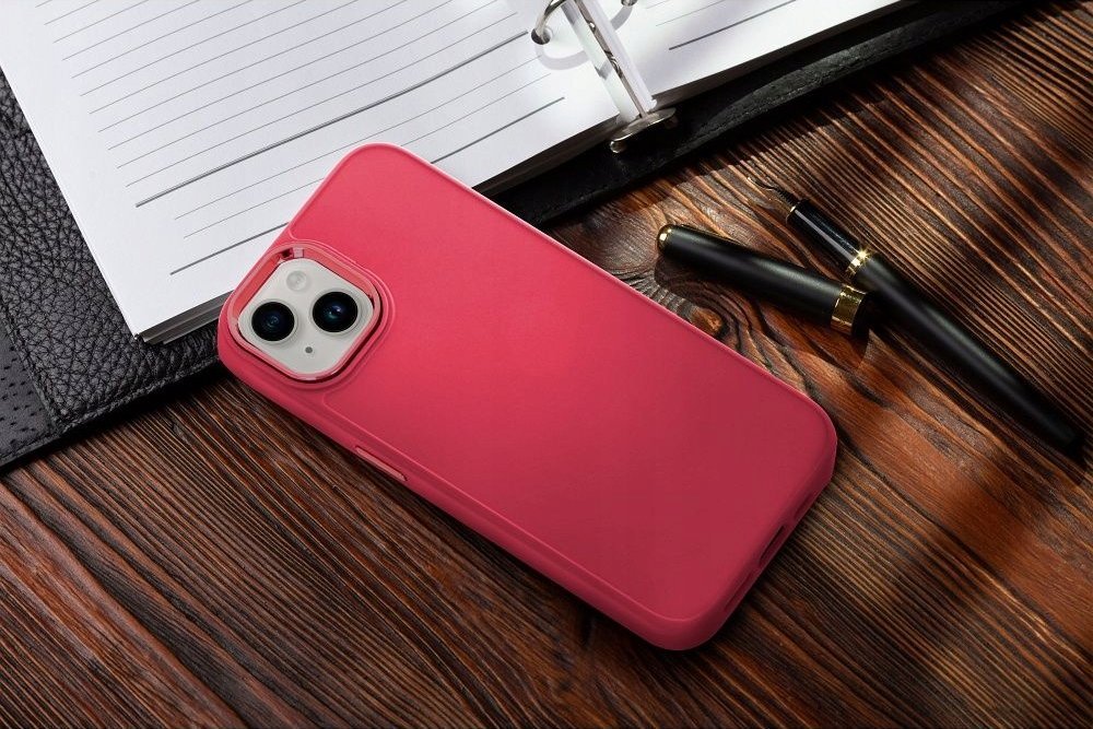 Mbajtëse telefoni Frame Case për Samsung Galaxy A35 5G, TPU, magenta