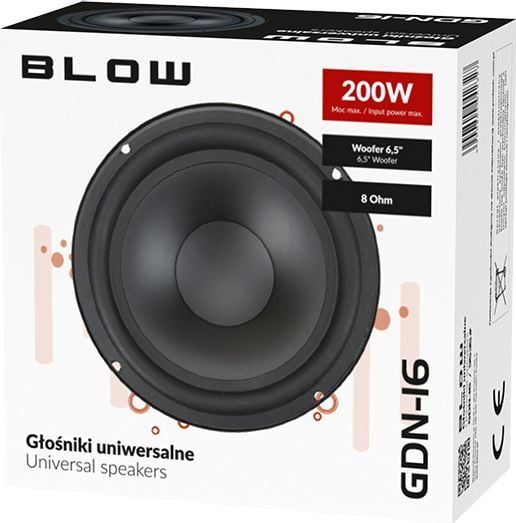 Subwoofer makine Blow GDN 9535, 6.5", 8 Ohm, i zi