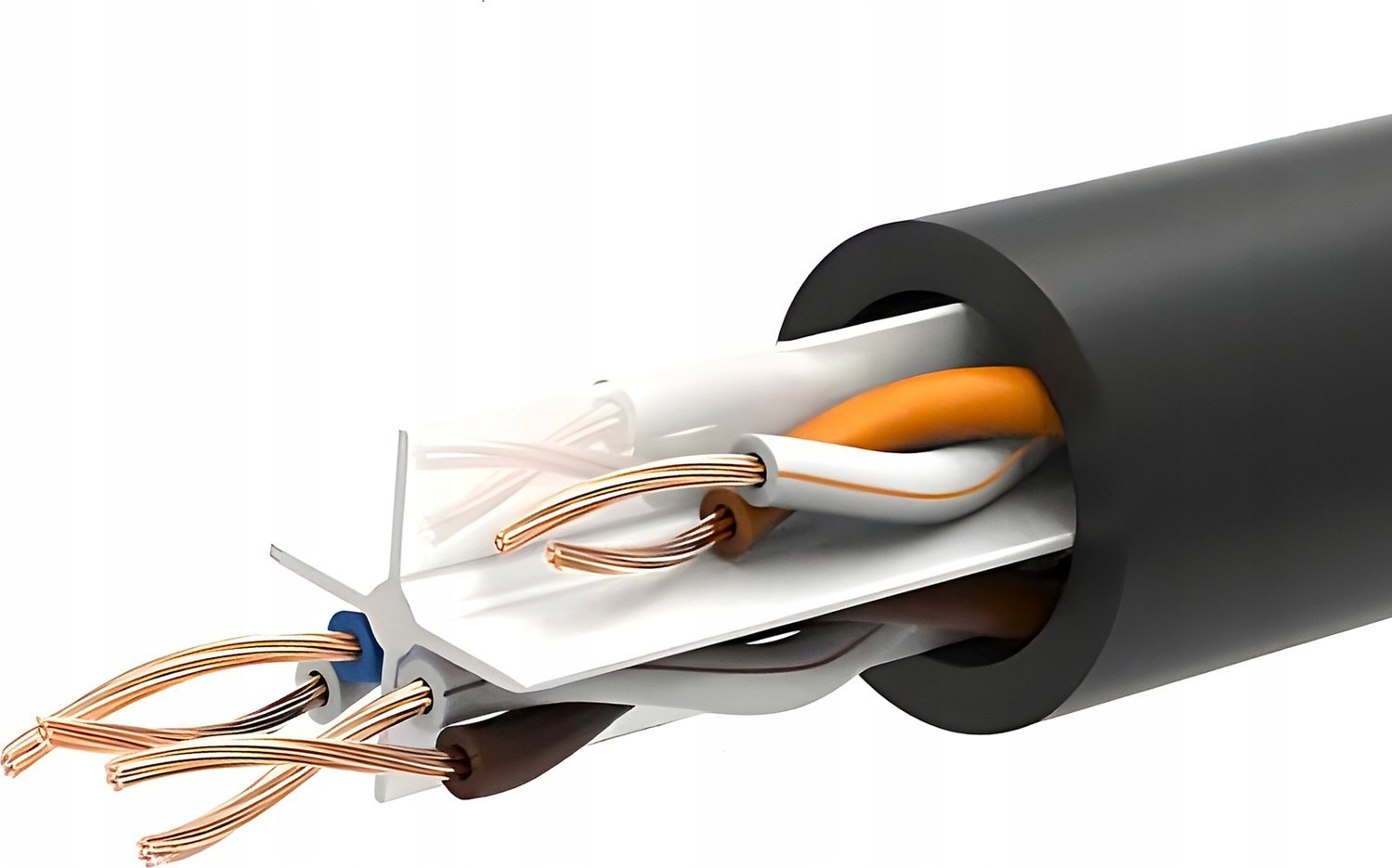 Kabllo rrjeti LAN Cat6 UTP RJ45, 5m, gri