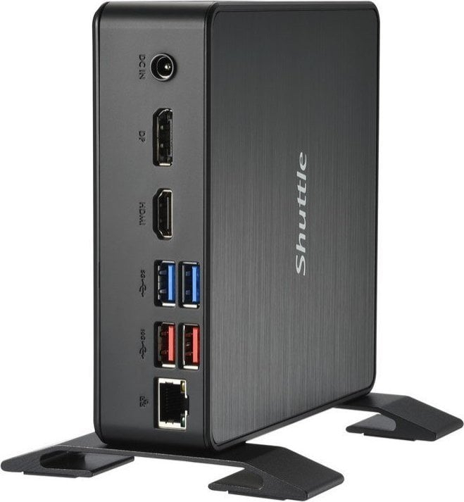 Mini PC Shuttle XPC Nano NC40U, Intel Celeron 7305U, HDMI DP USB C, i zi