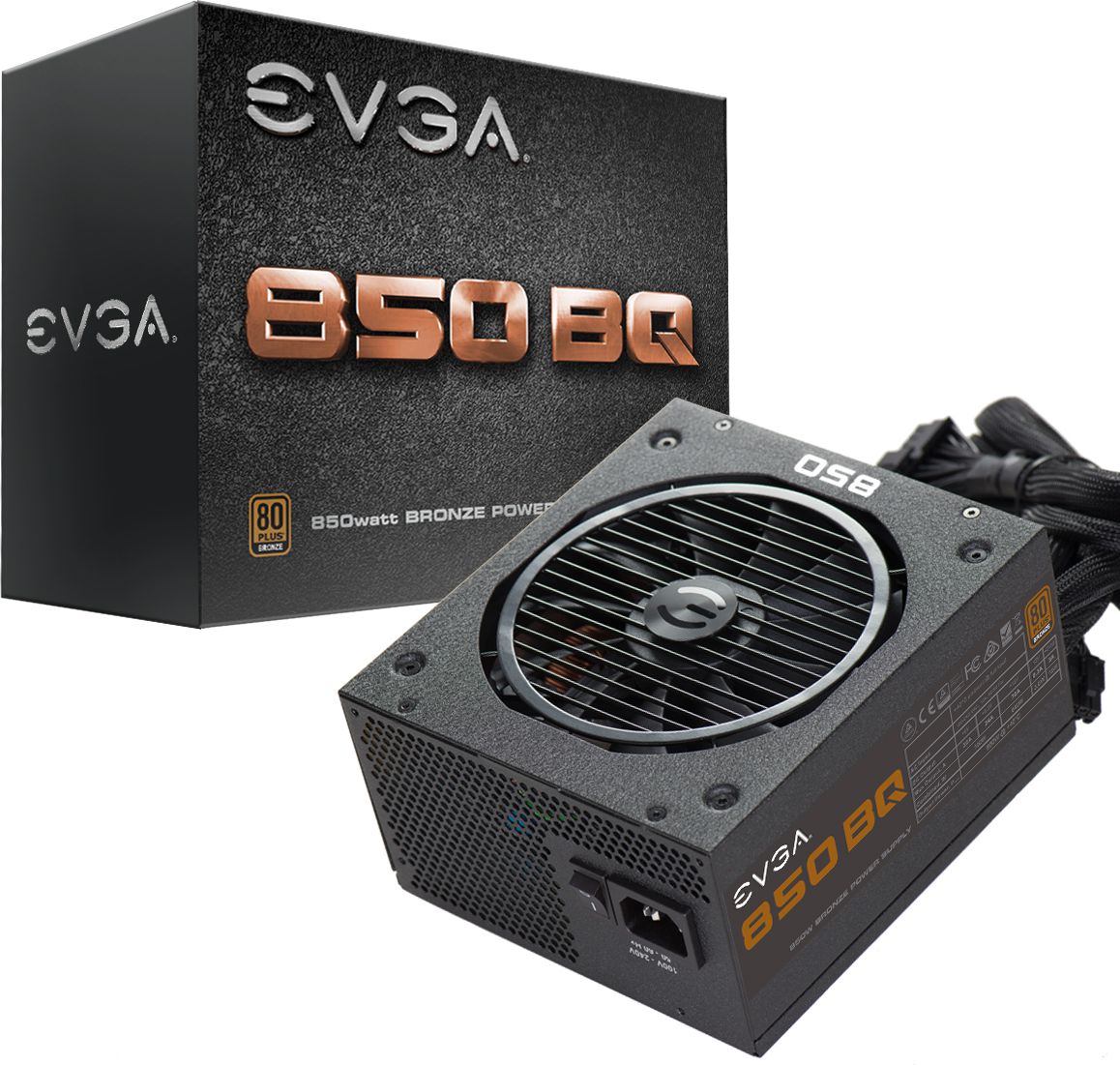 Furnizues i energjisë elektrike EVGA BQ, 850W, 80 Plus Bronze, 140 mm