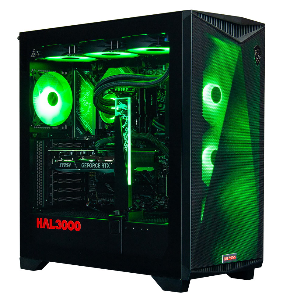 Kompjuter HAL3000 Master Gamer Pro Super, Intel i5-14600KF, 32GB RAM DDR5, 2TB SSD, RTX 4070 Ti Super, i zi