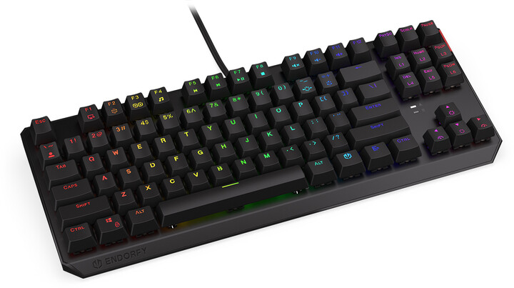 [OUTLET] Tastierë Endorfy Thock TKL Blue, Kailh Blue, US, e zezë