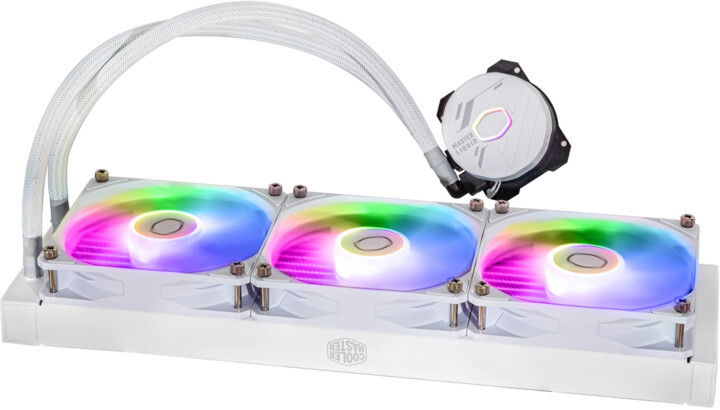 Ftohës Cooler Master MasterLiquid ML360L Core ARGB, i bardhë