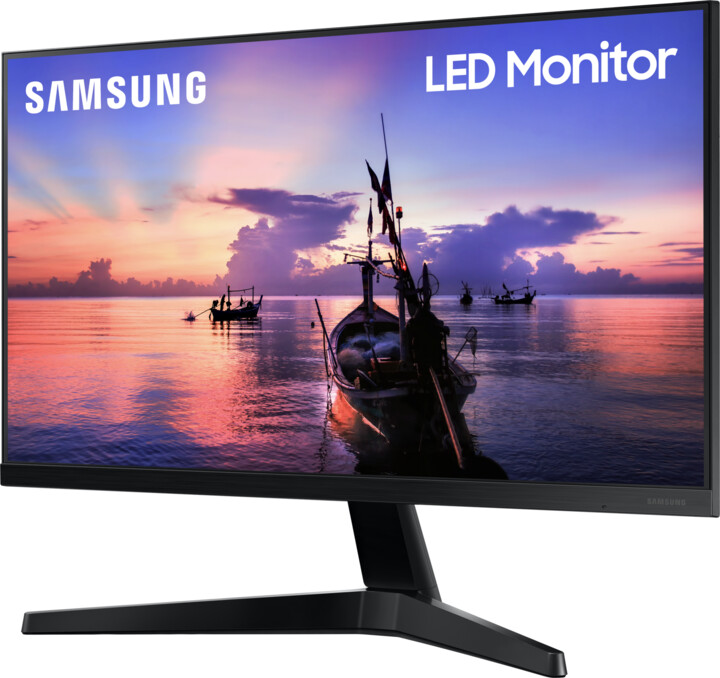 Monitor Samsung LF27T350FHRXDU, 27", 1920 x 1080 (Full HD), i hirtë i errët
