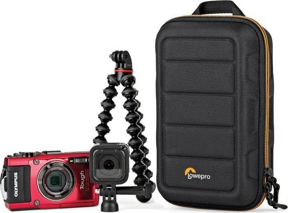 Kuti mbrojtëse Lowepro Hardside CS 60, madhësi kompakte, e zezë