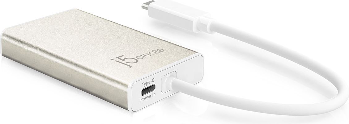 Docking station j5create JCA374, USB C, HDMI 4K, Gigabit Ethernet, gri