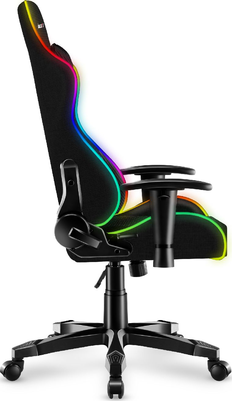 Играчка столче за деца Huzaro Ranger 6.0 RGB Mesh, ергономско, со RGB осветлување, повеќебојно