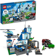Set lodër LEGO City 60316 Police Station, 668 pjesë