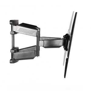 Mbajtëse TV ART AR-75, 23-65", 50kg, VESA 400x400, Double Arm, e zezë