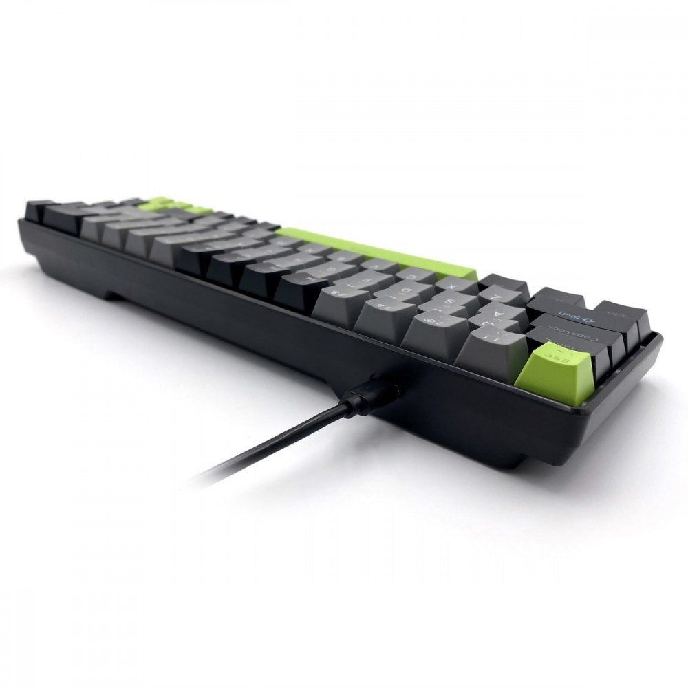 Tastierë mekanike Media-Tech RED CORE MX60 MT1260, 60%, RGB, me kabllo USB-C