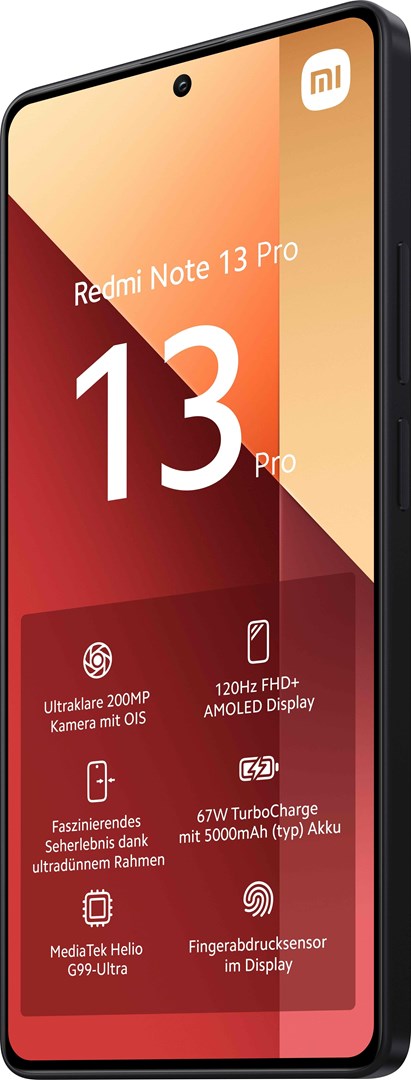 Celular Xiaomi Redmi Note 13 Pro 256GB, 6.67", 8GB RAM, 4G, i zi
