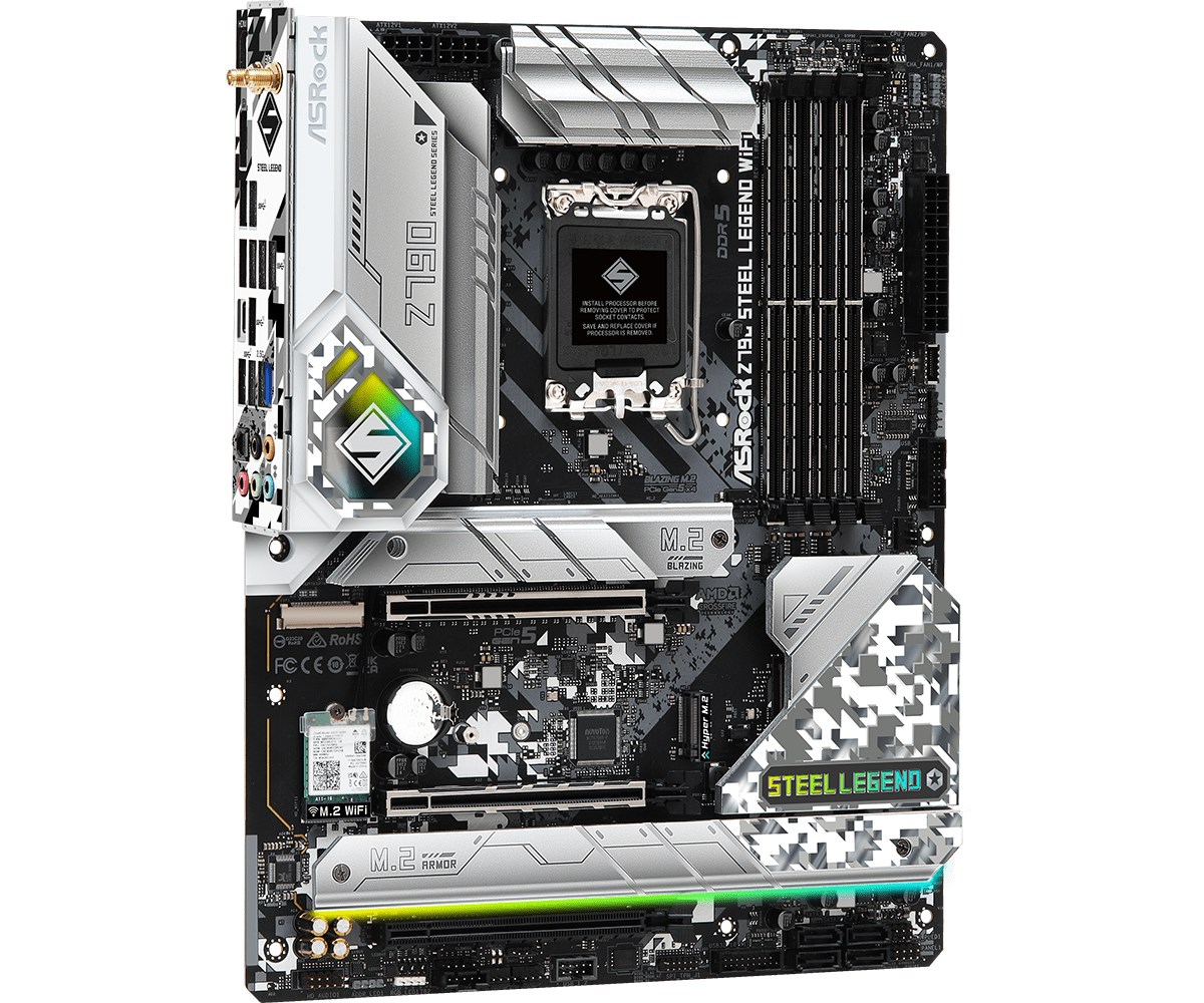 Pllakë amë Asrock Z790 Steel Legend WiFi Intel Z790 LGA 1700 ATX