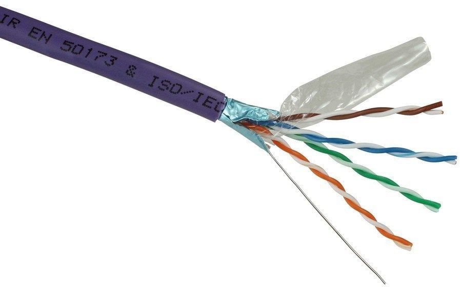 Kabllo rrjeti Solarix CAT5E FTP LSOH, 100MHz, 500m, portokalli